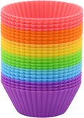 2 Inch Mini Size Silicone Baking Cups Muffin Cups, Reusable and Nonstick Mini by Mirenlife