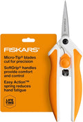 Fiskars Micro-Tip Spring Assisted Scissors, Precision Cutting Stainless Steel by Unknown