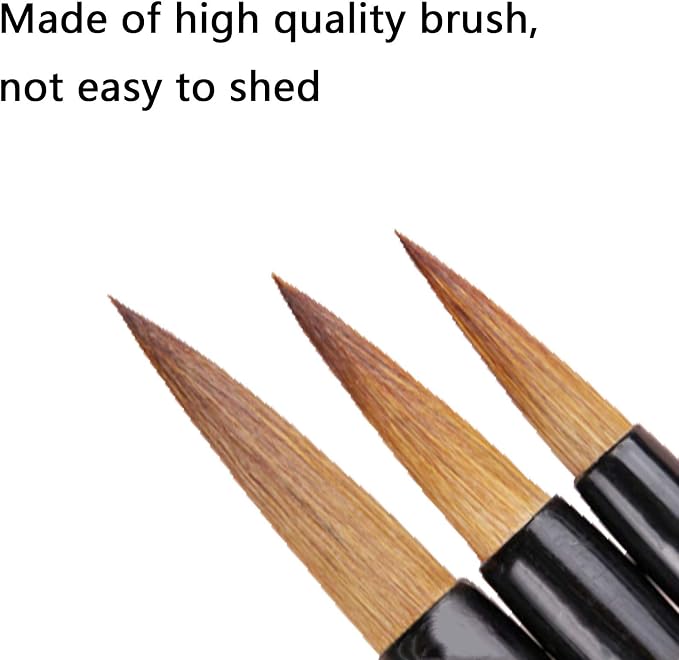 Befiy Chinese Calligraphy Brush, Writing Drawing Watercolor Ink Brushes Hubi - Image 2