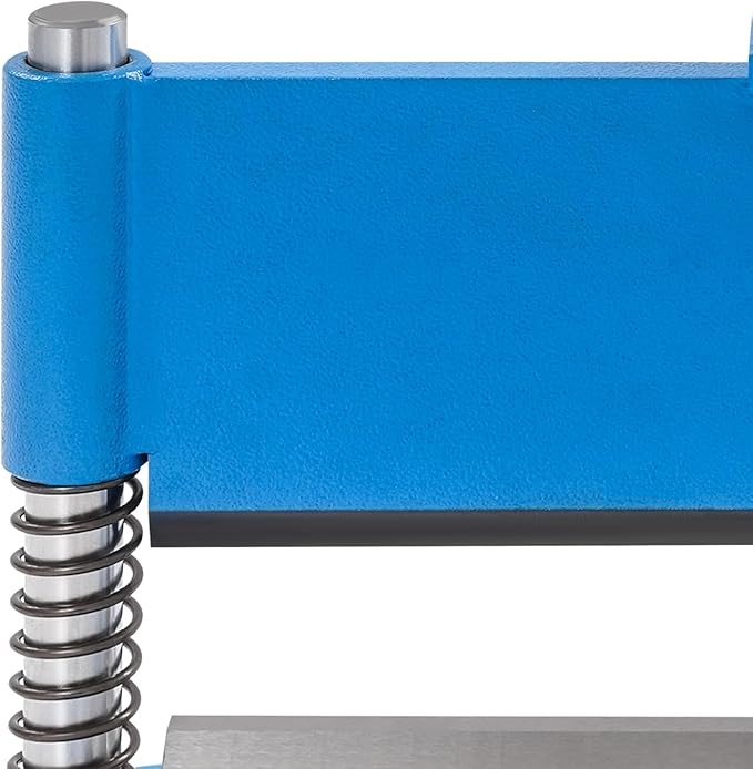 12" Press Brake Attachment for 12&20 Ton Hydraulic Press, 3/16" Bending Thickness Press Brake Attachment, Heavy-Duty Metal Bending Accessories for Metal Sheet Bending Forming Shapes (Blue)