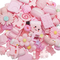 Chenkou Craft 50pcs Lots Mix Assorted Bow Bottle Phone Case DIY Flatbacks Resin by ChenkouCraft