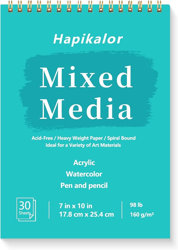 Sketch Book Mixed Media Pad by Hapikalor