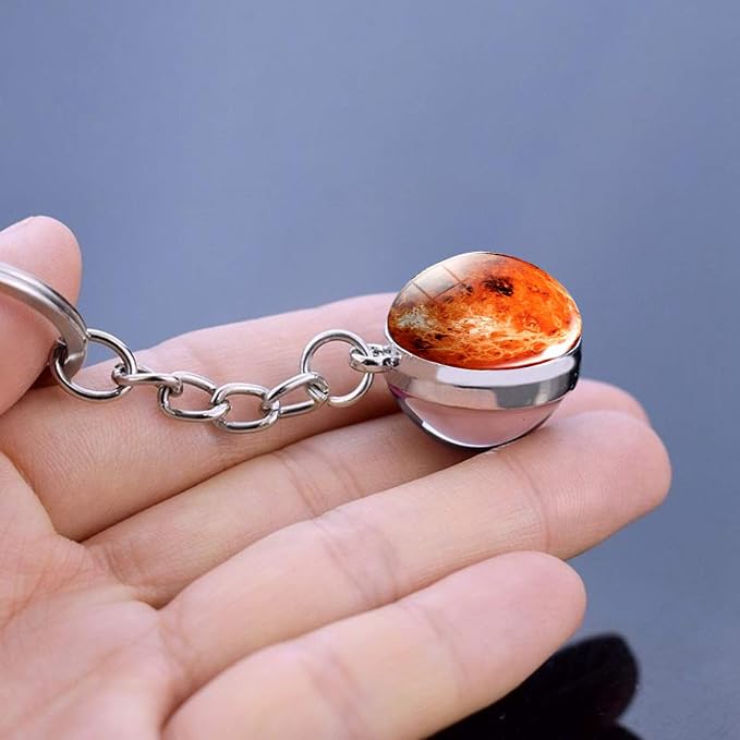 JWPavilion Solar System Planet keychain Accessories Pendant Glow In The Dark - Image 3
