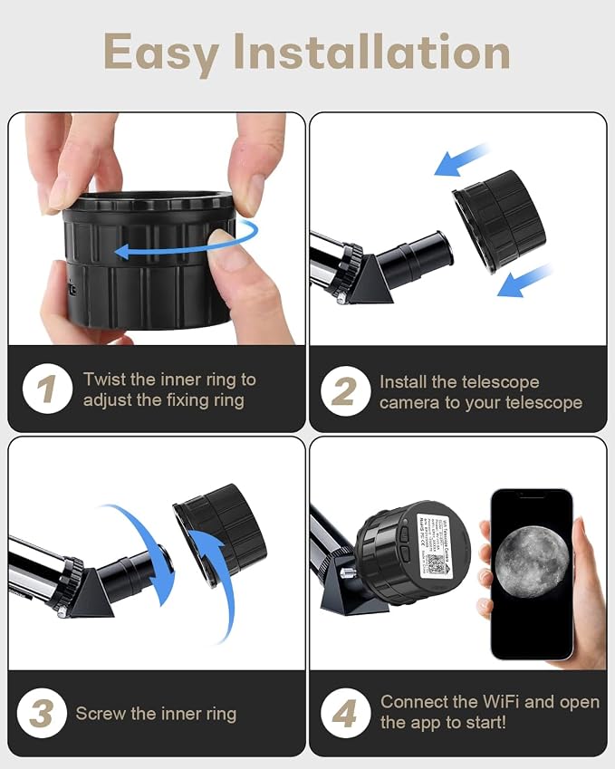 WiFi Telescope Eyepiece Camera for Astronomy - Image 7