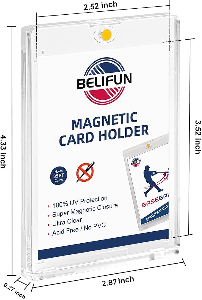 20-Pack One Touch Magnetic Card-Holders - Image 2