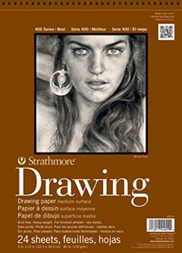 Strathmore (400-6 400 Series Drawing, Medium Surface, 24 Sheets by StrathmorePaper