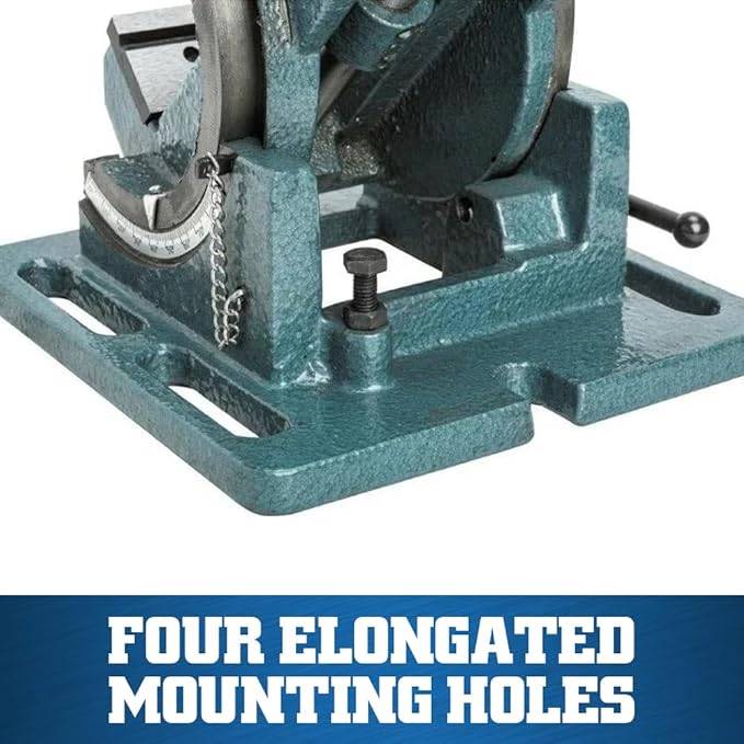 Wilton Cradle-Style Angle Drill Press Vise, 4" Jaw Width & Opening, 1-1/2" Jaw Depth (Model CR4)