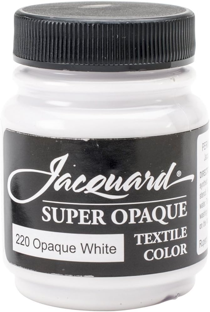 Jacquard Textile Color Super Opaque White - Image 2