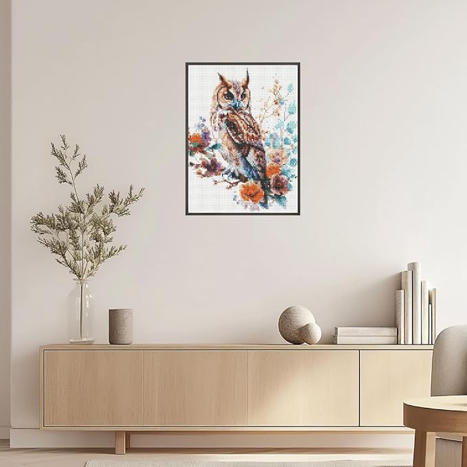 Naykow Floral Owl Diamond Painting Kits - Image 3