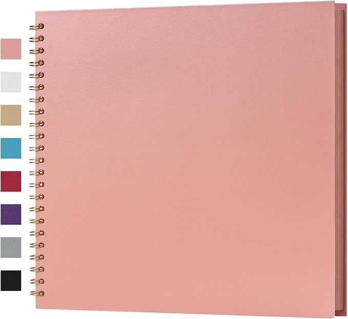 potricher 12 x 12 Inch DIY Scrapbook Album 40 Pages Hardcover Kraft Paper Scrap by potricher