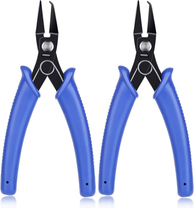 Split Ring Pliers for Jewelry Making, Evatage 2Pcs Jump Ring Opening Pliers for by Evatage