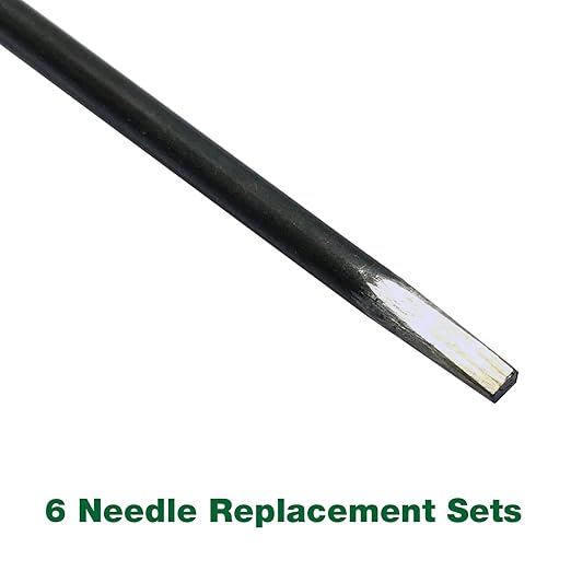 CS Unitec | 2B Needle Scaler with Vacuum Shroud Basic Kit | 19 Needle Air Chisel | 6 Sets | Professional Grade Inline Grip | Air Power 5.5 CFM - 121.2099 VS Basic Kit