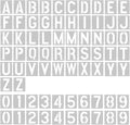2 Pack - 4 Inch Letter Stencils Set, 72 Reusable Stencils by Vomulato