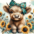 Ausanrl Cow Square Diamond Painting Kits by Ausanrl