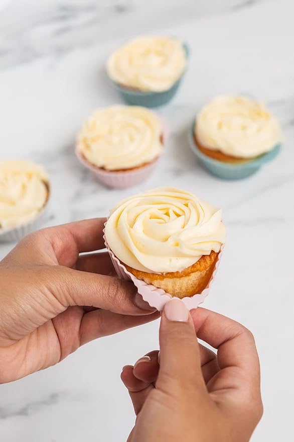 The Silicone Kitchen Reusable Silicone Baking Cups Silicone Muffin Liners - Image 8