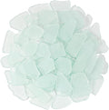 Keedolla White Beach Sea Glass for Crafts, Frosted Seaglass Pieces Decor Vase by Keedolla