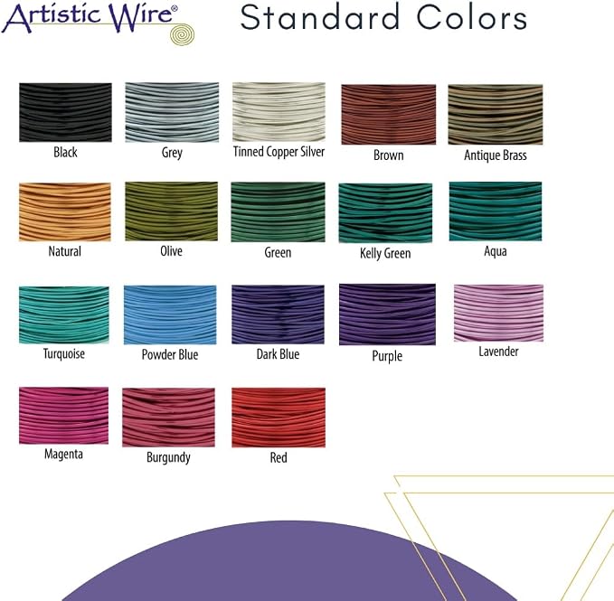 Artistic Wire, 28 Gauge Tarnish Resistant Colored Copper Craft Wire, 40 yd - Image 5