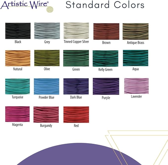 Artistic Wire, 28 Gauge Tarnish Resistant Colored Copper Craft Wire, 40 yd - Image 5
