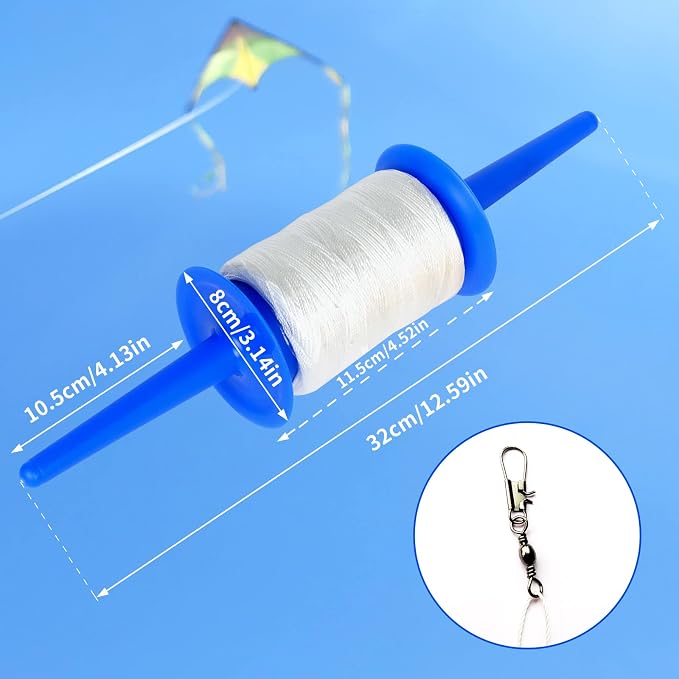 Simxkai Kite Spool, Reel Winder, Grip String Handle, 600 feet Twisted Line - Image 3