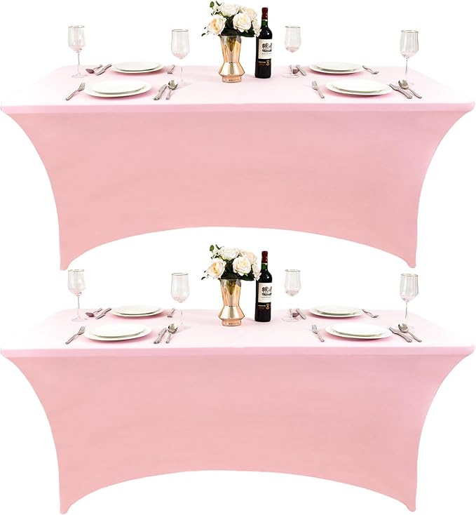 2-Pack 6ft Spandex Table Covers by Unknown