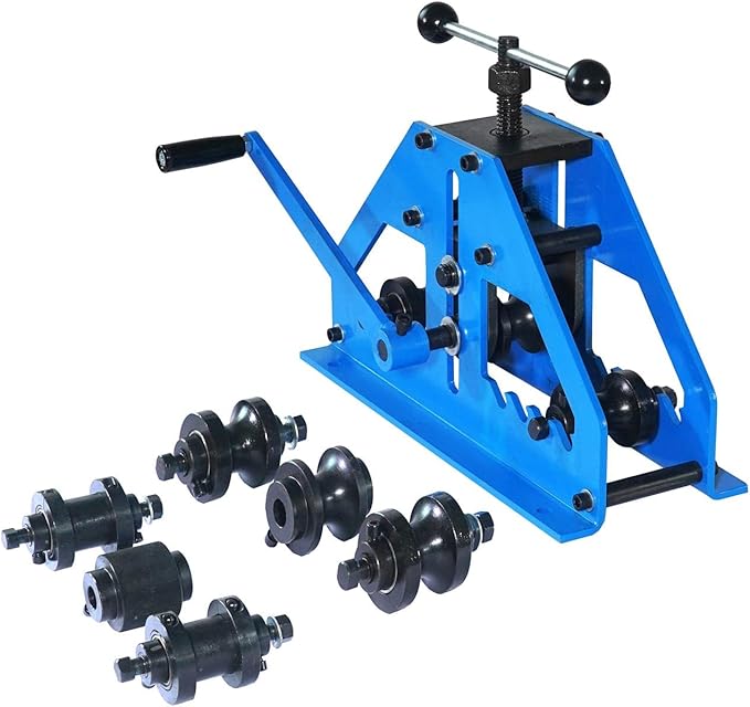 KF5013 Tube Roller bender Pipe Rolling Machine With 6 Dies For Both Round And Square Tubes