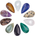 PH PandaHall Teardrop Shaped Natural Gemstone Cabochons by PHPandaHall