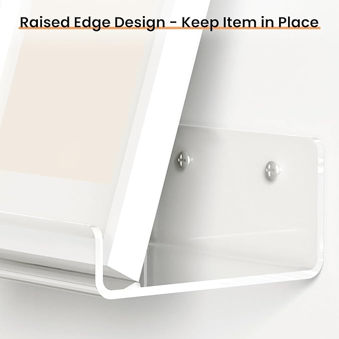 upsimples 6" Acrylic Shelves, Small Shelf - Image 4