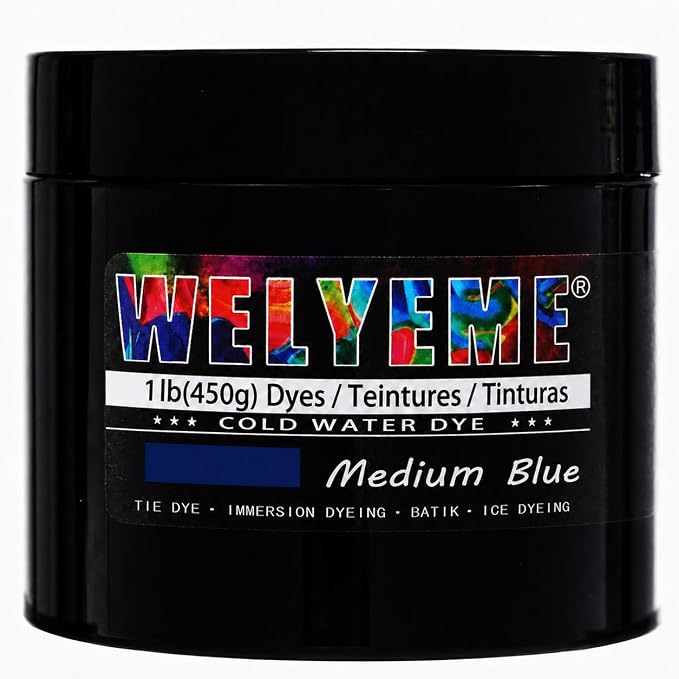 Cold Water Dye 1lb, Tie Dye Powder, Fabric Dye Powder by WELYEME