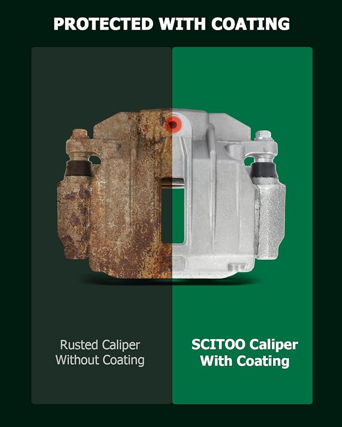 SCITOO Rear Right Brake Caliper With Bracket 18-B4727 Compatible For Cadillac 2000-2002 For Chevrolet 1999-2005 For GMC 1999-2005