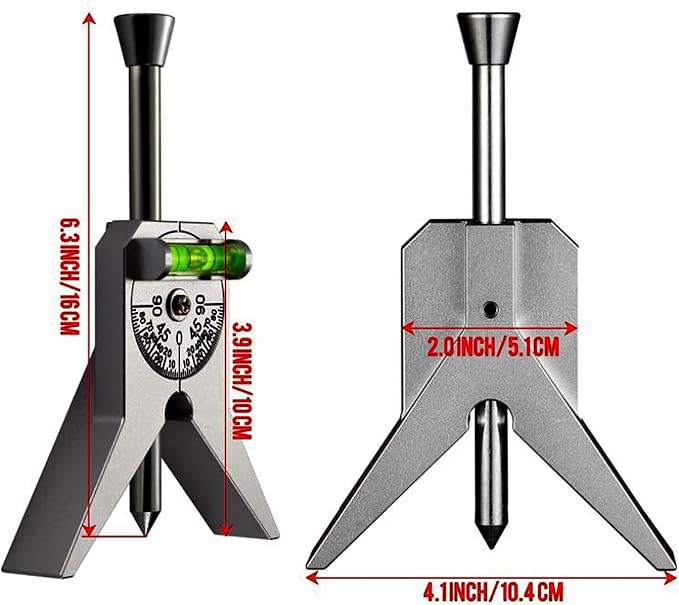 Pipe Center Finder, Stainless Steel Safety Pipe Marker Centering Tool Adjustable Center Finder Tool Upgraded Pipe Fitter Tools for Marking and Positioning Diameter Pipe