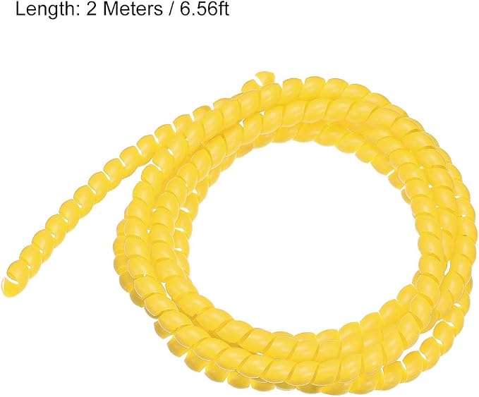 uxcell Flexible Spiral Tube Wrap Cable Management Sleeve 8mm X 10mm Computer - Image 2