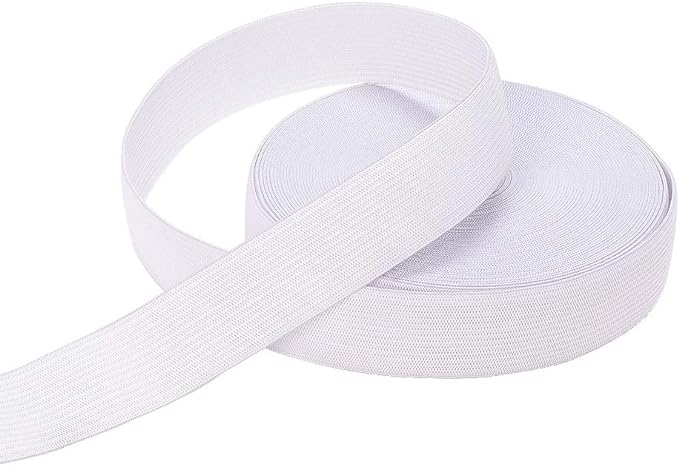 Elastic Bands for Sewing White 1 Inch 12 Yard High Elasticity Knit Spool Sewing - Image 2