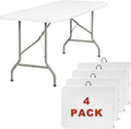 Elevon 6FT Folding Tables – Heavy Duty Portable Foldable Table by ELEVON