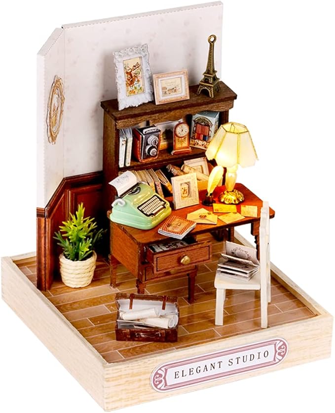 Flever Dollhouse Miniature DIY House Kit Creative Room by Flever