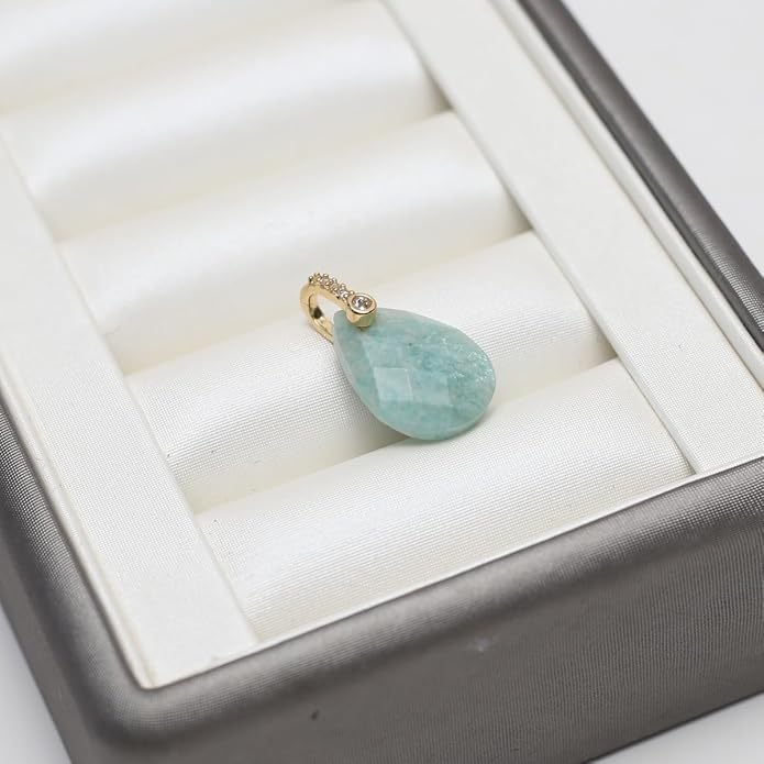 LE SKY Natural Stone Pendants Healing Crystal Gemstones - Image 7