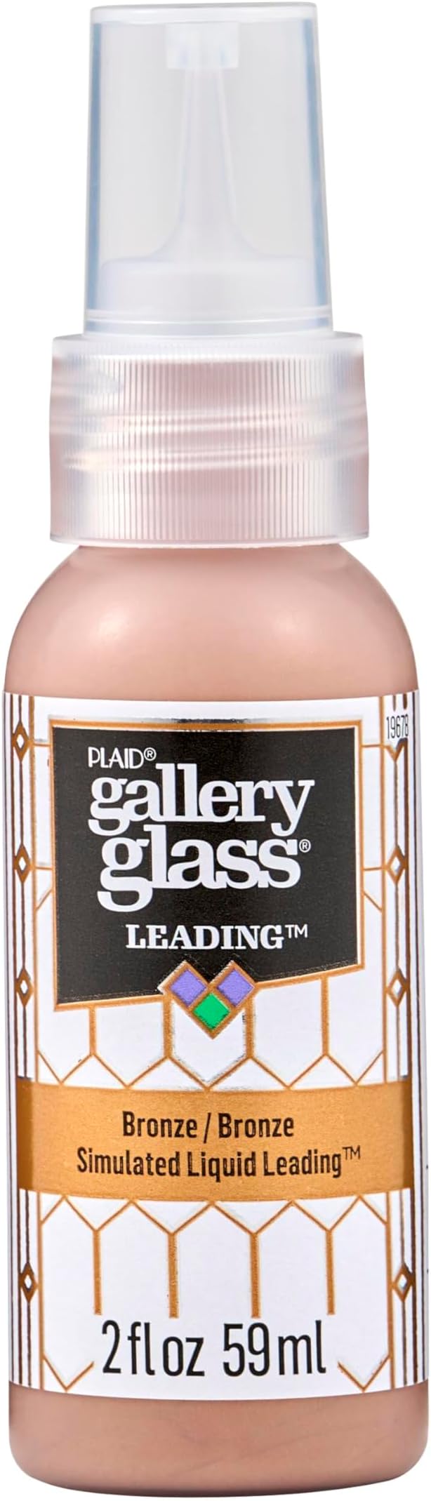 Gallery Glass Bronze Liquid Leading Perfect by GalleryGlass