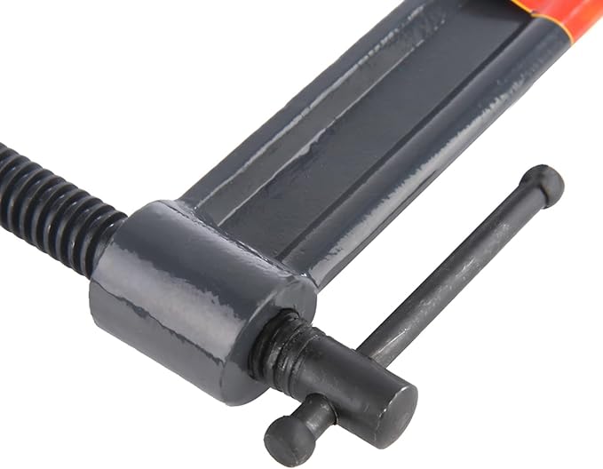 Deep Throat C Clamp, Clamping Thickness 100mm*Depth 185mm Heavy Duty Deep Throat U Clamp, G Type Clamping Device for Various Manufacturing Fields