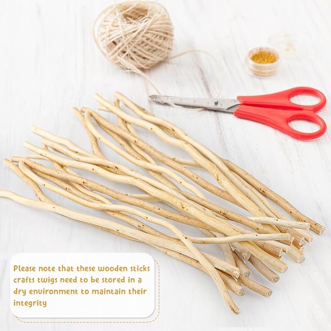 50Pcs Natural Twigs, Driftwood Branches - Image 7