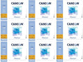 Canson Montval Watercolor Pad, Cold Press, 140 lb., Tape Bound, 12 Sheets/Pad by Unknown