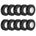 Electrical Tape, Black, 3/4 inch x 65 ft, High Temperature Electric Tape Weatherproof for Home DIY, Repairs, Electrical, Automotive and Equipment, 10-Pack (10)