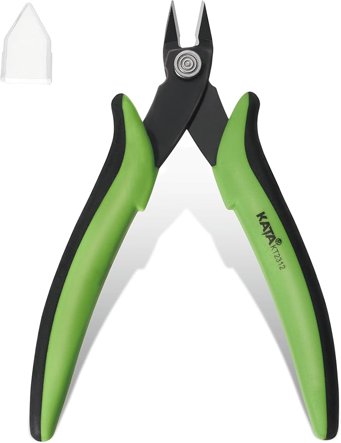 KATA Mini Flush Cutters, 5 Inch Precision Wire Cutter Plier by KATA