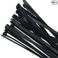 Black zip ties large Cable ties Nylon zip ties 16 inch long Zip ties100 per pack Environmentally friendly Industrial quality Uses 3 latches for stronger locks With 60 Pounds Tensile