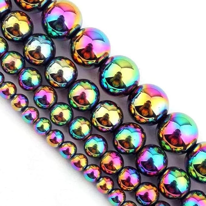 Zenkeeper Rainbow Hematite Gemstone Beads - Image 2