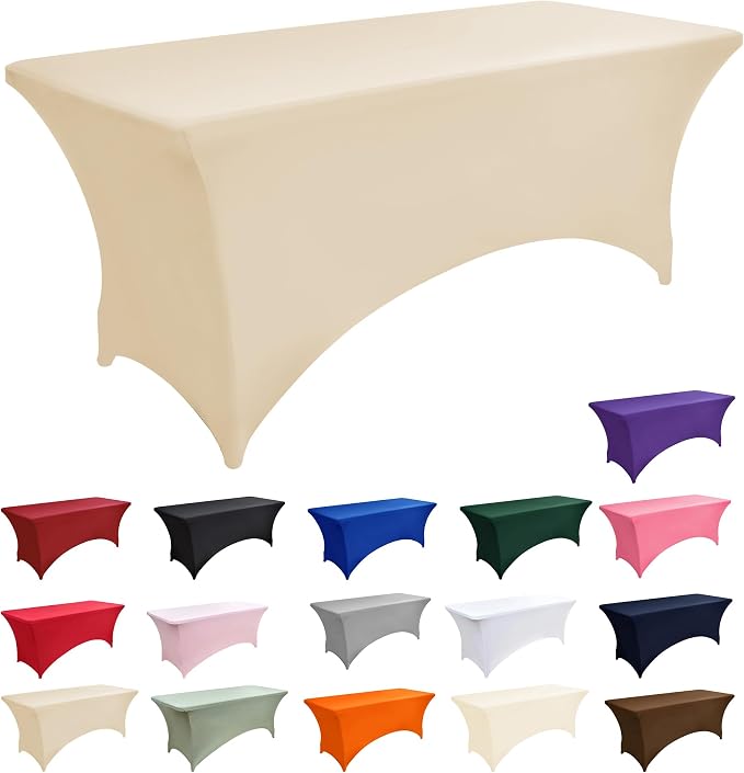 6-Pack 6ft Spandex Table Covers - Image 3