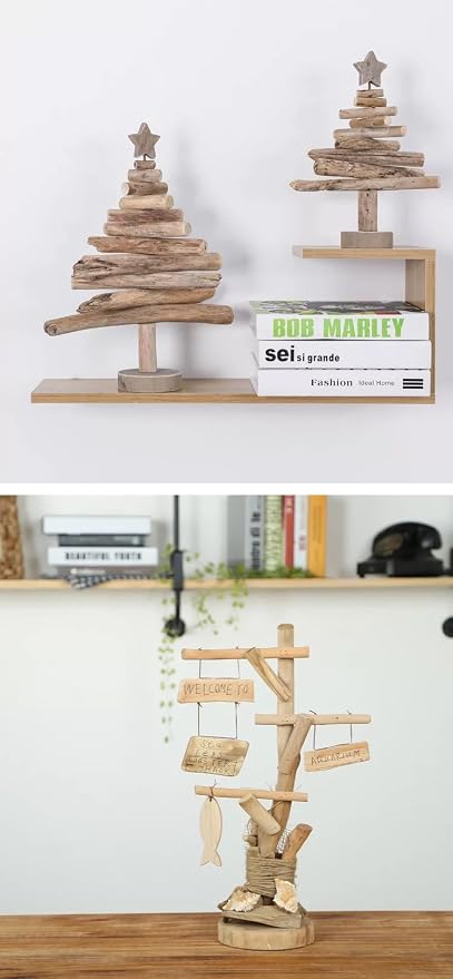 Natural Driftwood Pieces, Unfinished Wooden Sticks - Image 5