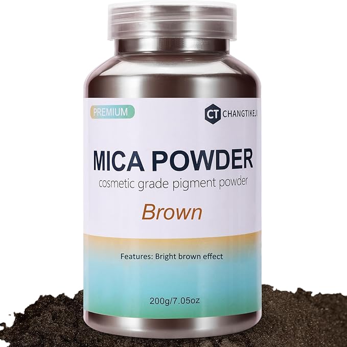 Mica Powder, 7.05OZ（200g）, Epoxy Resin, Candle Making, Bath Bombs by CHANGTIKEJIWelcomeYouOrder