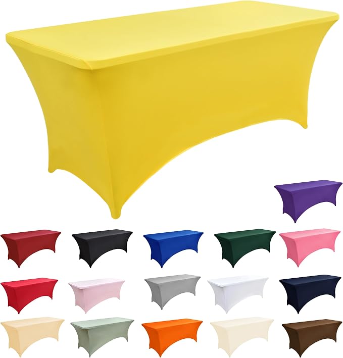 2-Pack 8ft Spandex Table Covers - Image 3