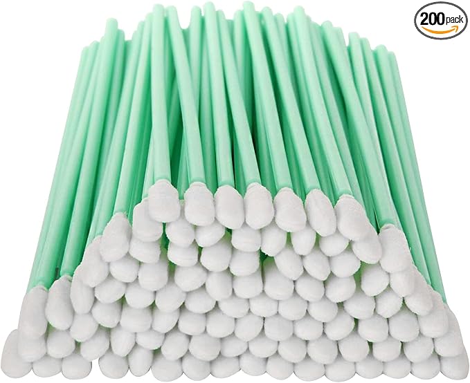 CertBuy 200 Pcs Foam Swab Cleaning Swabs, 6.4 Inch Multi-Purpose Tips by CertBuy
