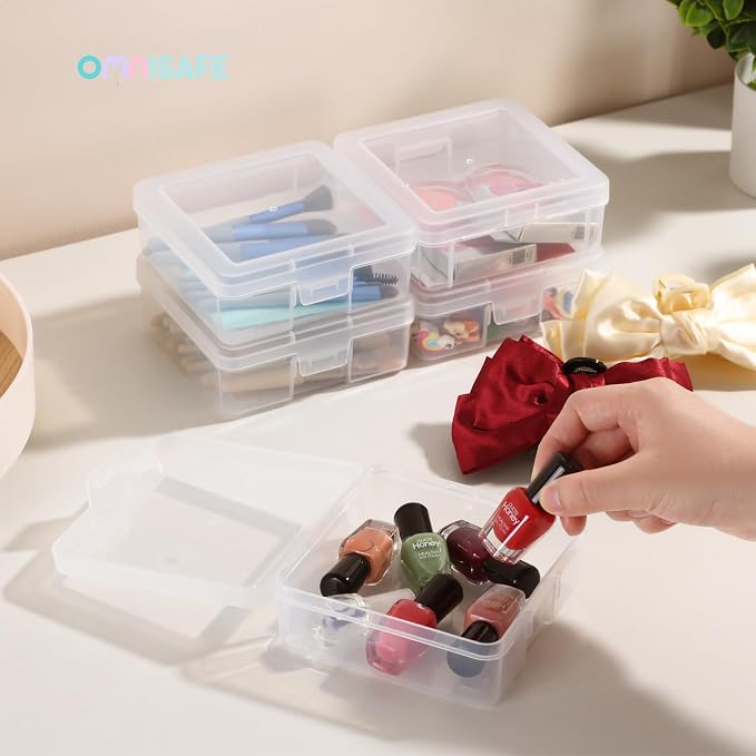 Clear Plastic Hobby Art Craft Organizer, Storage Containers | Stackable Design - Image 6