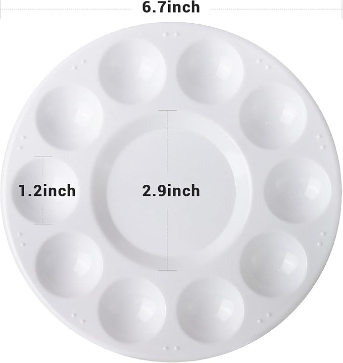 Hutou 6 Pack Paint Tray Palettes - Image 2